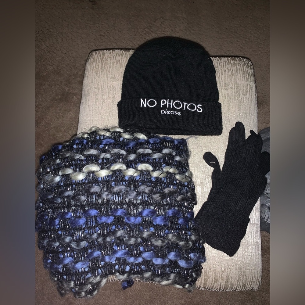 Black & Blue winter set